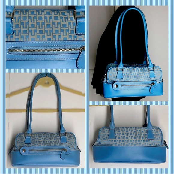 🛍Tommy Hilfiger Light Blue Small Handbag - Picture 2 of 9